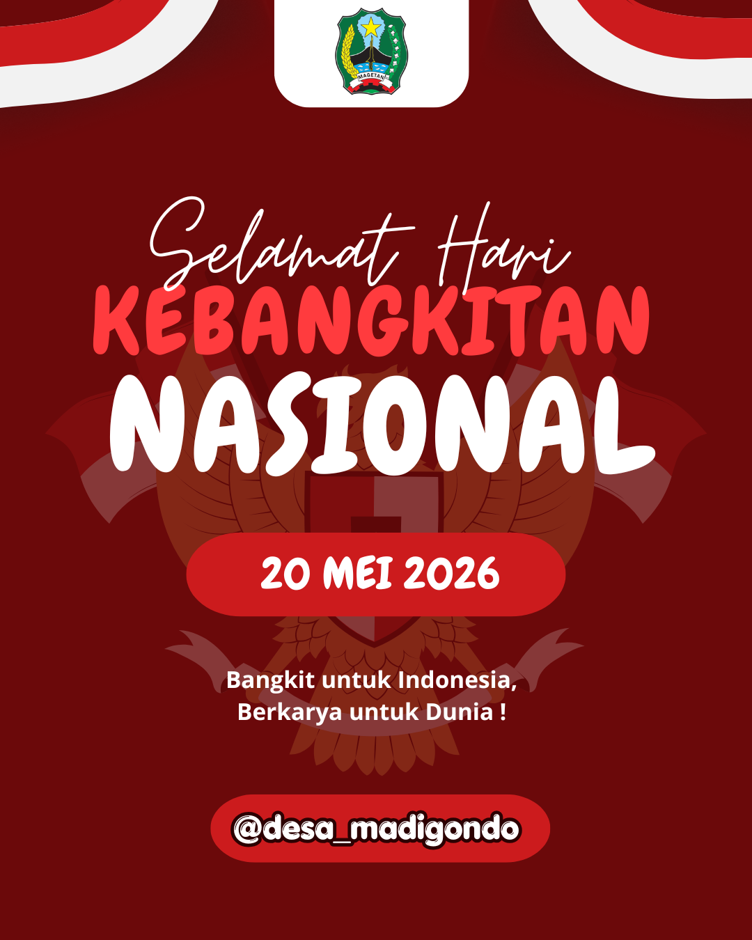 SELAMAT HARI KEBANGKITAN NASIONAL
